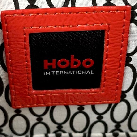 Hobo International Patent Leather Coral Clutch Wallet Purse - Picture 9 of 11